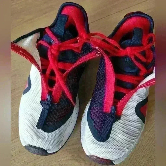 NIKE Air PG 4 Basketball Sneakers USA Edition White/Red/Blue Men's Size: 8.5 - Picture 13 of 13